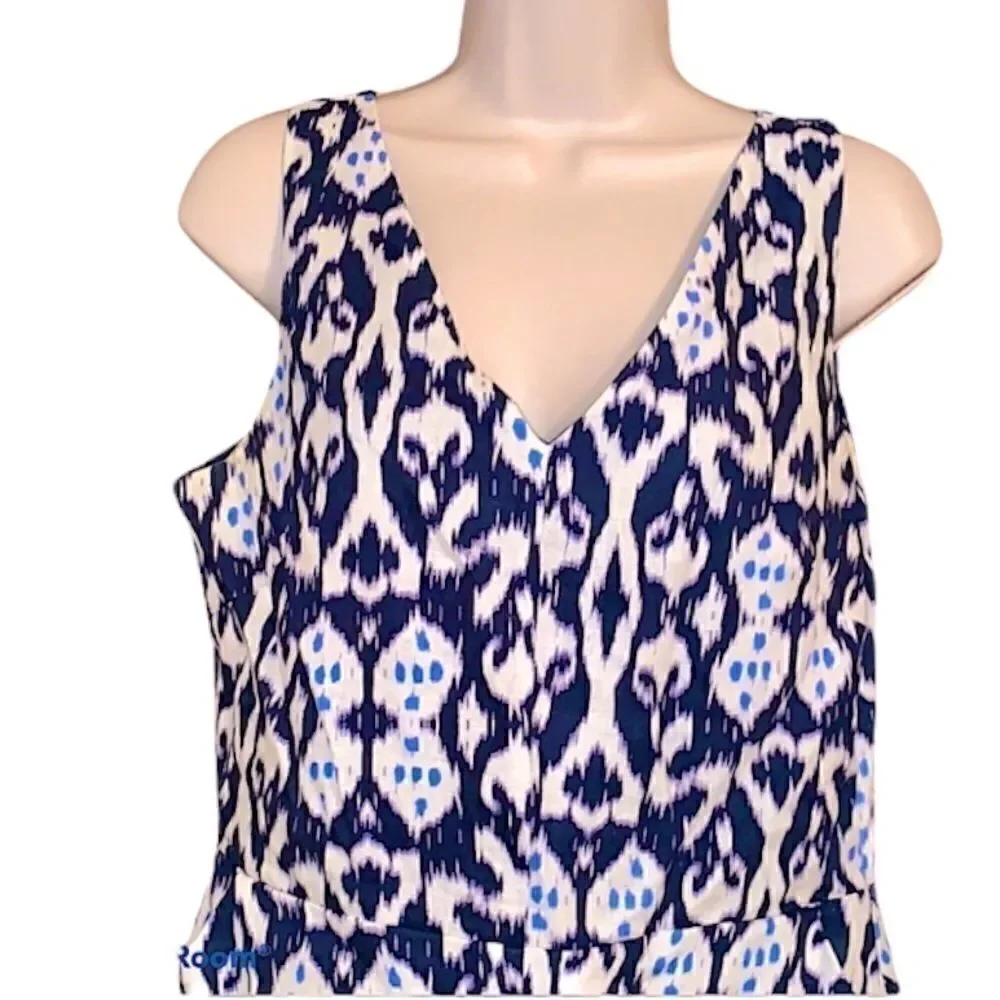 Gap size 10 abstract printed dress